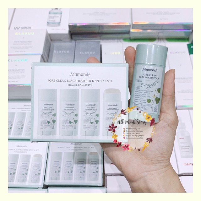 [DUTY FREE] THANH LĂN MỤN ĐẦU ĐEN MAMONDE