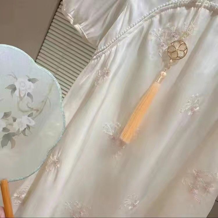 Đầm Sườn Xám Công Chúa Yangqi Mẫu Mới 2022 Thời Trang Mùa Hè Cho Bé Gái