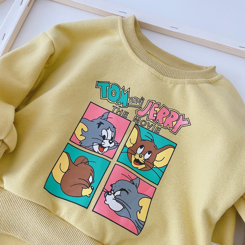 [TOM &amp; JERRY] BỘ DÀI TAY THU ĐÔNG TOM &amp;JERRY XINH XẮN CHO BÉ