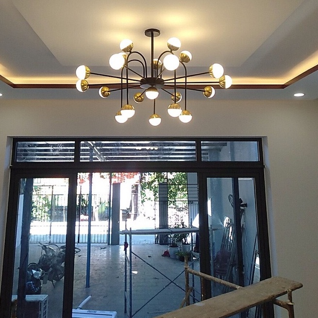 Đèn chùm MONSKY ZELDA hiện đại 21 bóng trang trí nội thất cao cấp [ẢNH VIDEO THẬT 100%