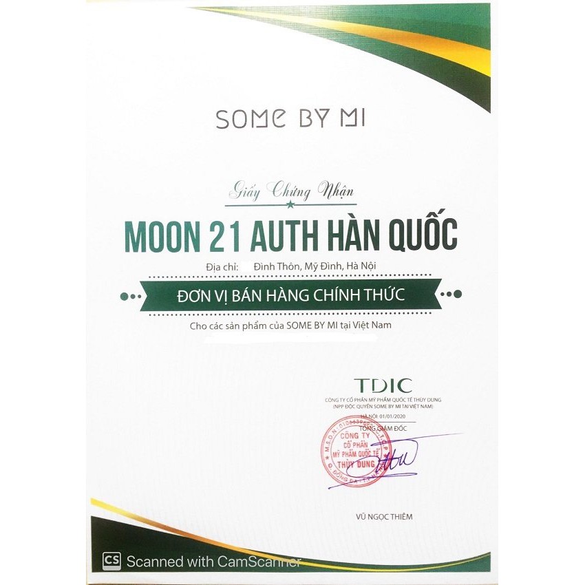 Quà tặng 8-3 Bộ mỹ phẩm dưỡng trắng cấp ẩm MOON21 Some By Mi Yuja Niacin 30 Days Brightening Solution 4-Step Mini Kit