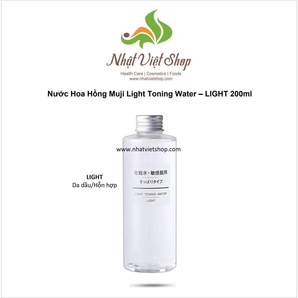 Nước Hoa Hồng Muji Light Toning Water 200ml