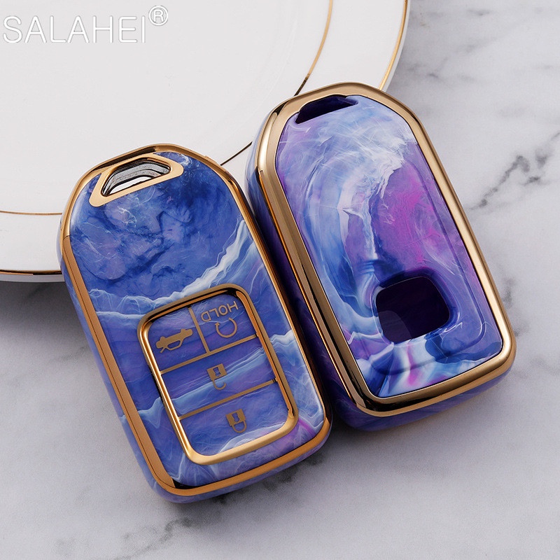 Vỏ Chìa Khóa Điều Khiển Từ Xa Thông Minh Cho Honda 2017 2018 2019CRV Pilot Accord Civic Jazz Jade Fit HR-V Freed