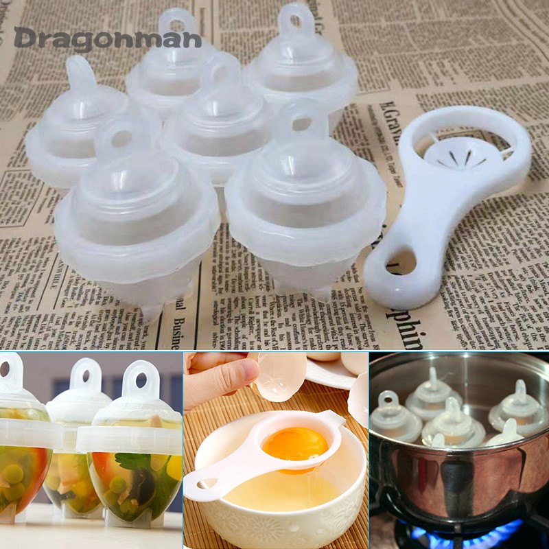 Set 7 Khuôn Silicon Hấp Trứng Tiện Lợi