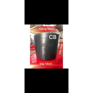 Chậu trồng cây nhựa dẻo C8