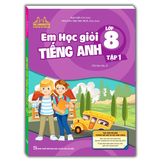 Sách - Combo Em học giỏi tiếng Anh lớp 8 ( T1+T2 )