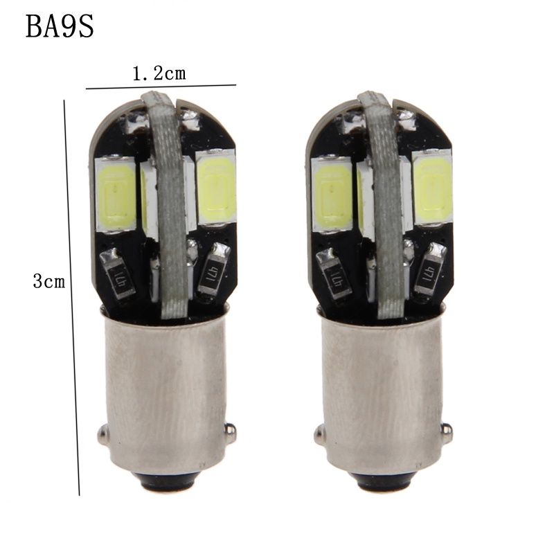 Bóng Đèn LED Tín Hiệu Cho Xe Hơi DC 12V BA9S H6W 5630 8 SMD