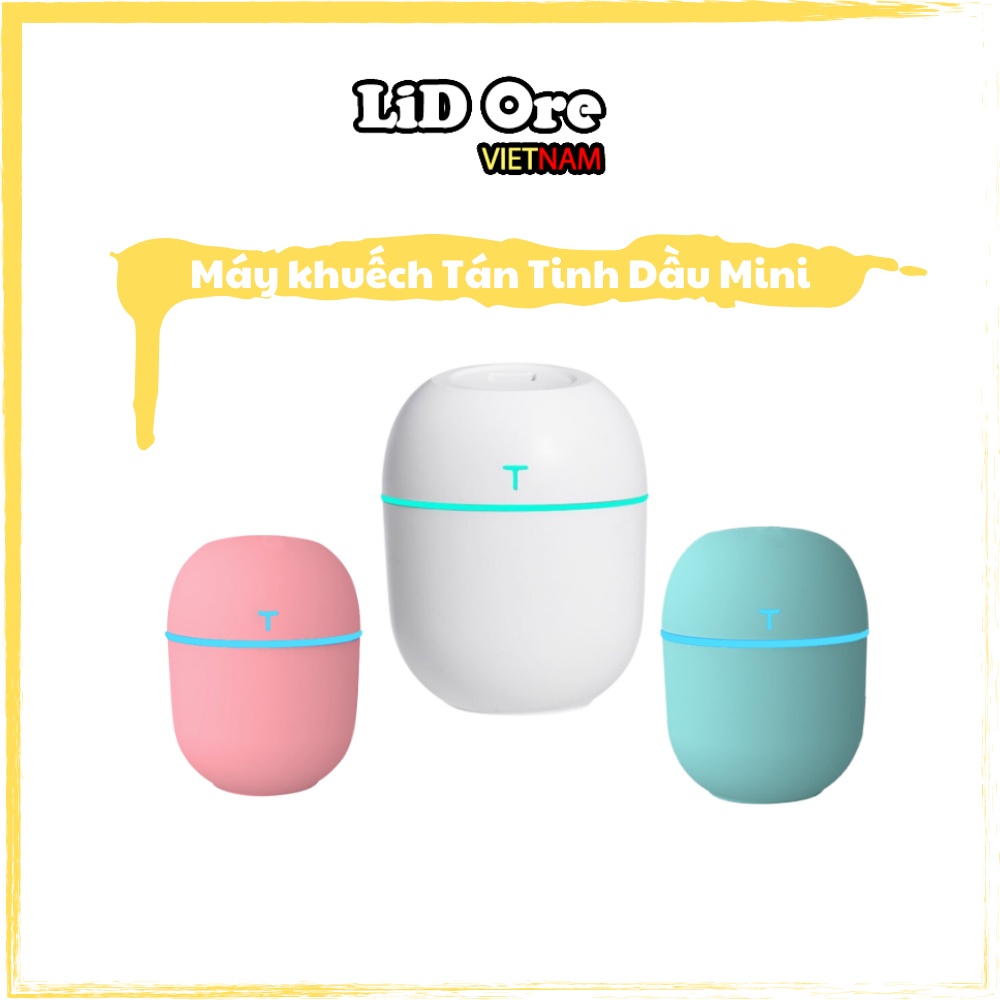 Máy Xông Tinh Dầu Mini Phun Sương Tạo Ẩm Khuếch Tán Tinh Dầu Khử Khuẩn Tỏa Hương Thơm Mát - LiDOre
