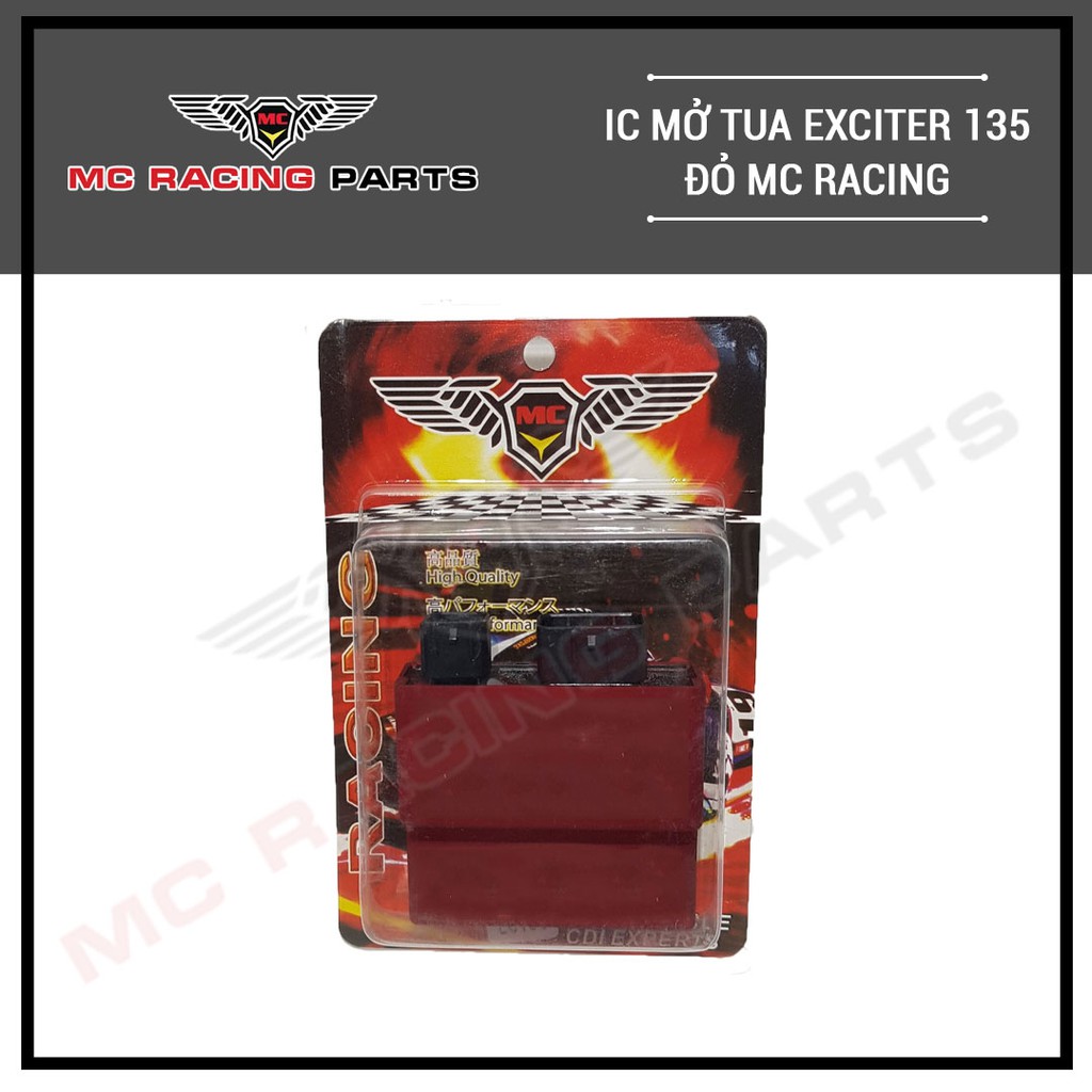 IC EXCITER 135 ĐỎ (VỈ) MỞ TUA MC RACING