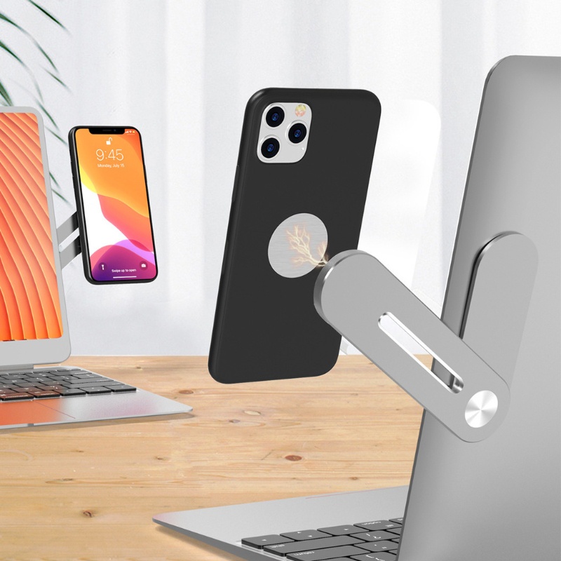 Giá Đỡ Máy Tính Xách Tay Hai Trong Một Bằng Hợp Kim Nhôm Màu Xám / Bạc Tùy Chỉnh