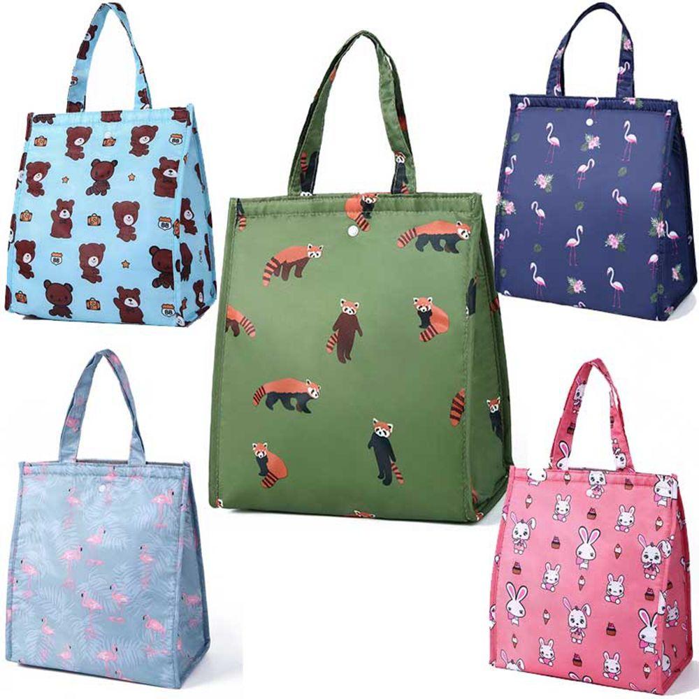 Túi Vải Canvas Đựng Hộp Cơm Trưa Tiện Dụng Mang Đi Du Lịch