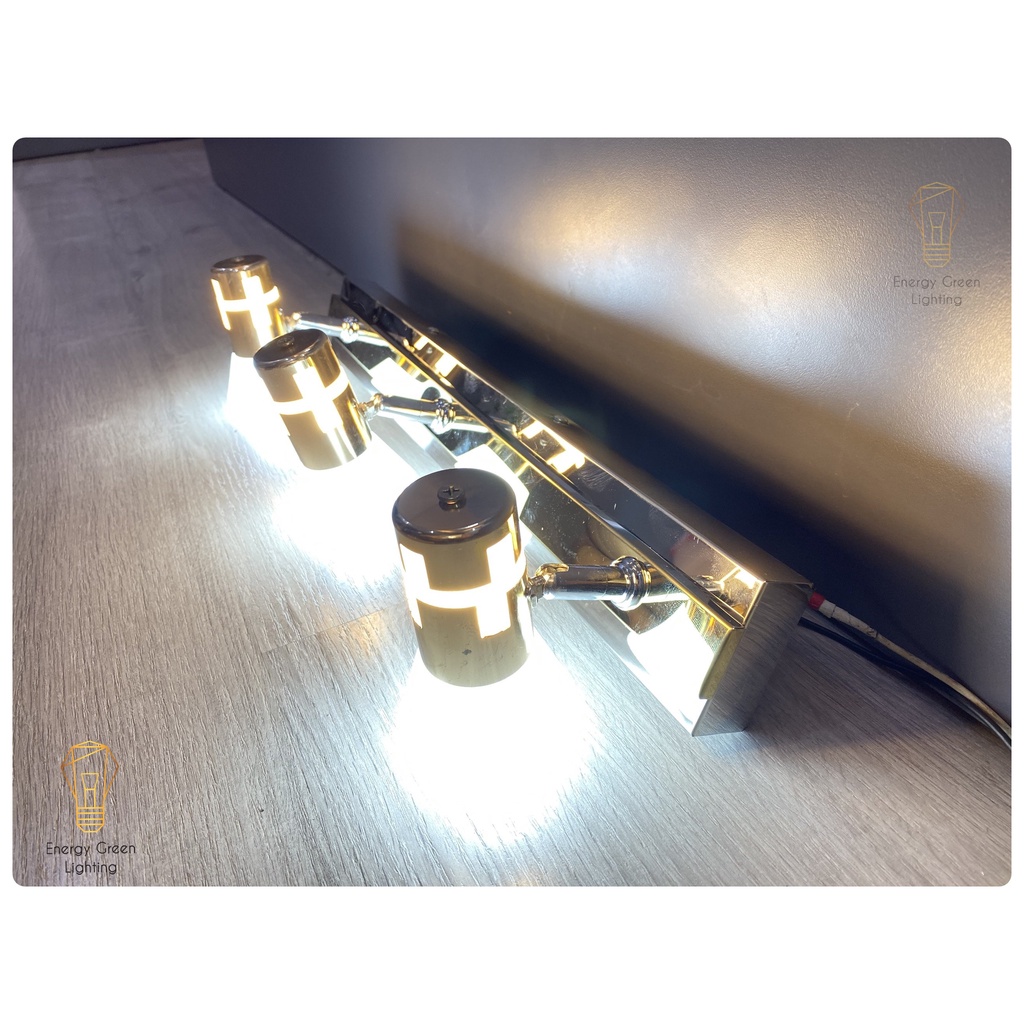 Đèn soi tranh Energy Green Lighting - chiếu sáng 120-3 24w Thuỷ Tinh - Điều chỉnh được góc chiếu - Bảo Hành 12 Tháng
