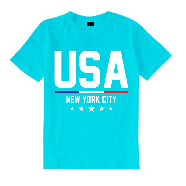 Áo Thun USA Nam Nữ Unisex Tay Ngắn Mẫu Mới