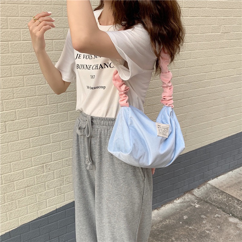 Túi Xách Trong Suốt Màu Trơn Họa Tiết Hoạt Hình Dễ Thương Cho Nữ