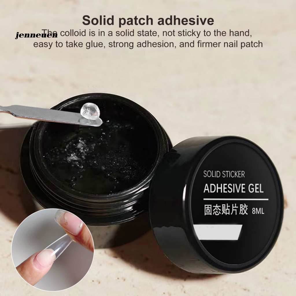 Miếng Dán Gel UV Tự Nhiên Màu Trơn Dành Cho Nữ