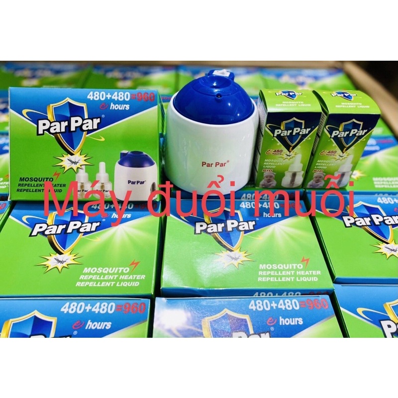 Combo 20 máy+50 tinh dầu đuổi muỗi Parpar