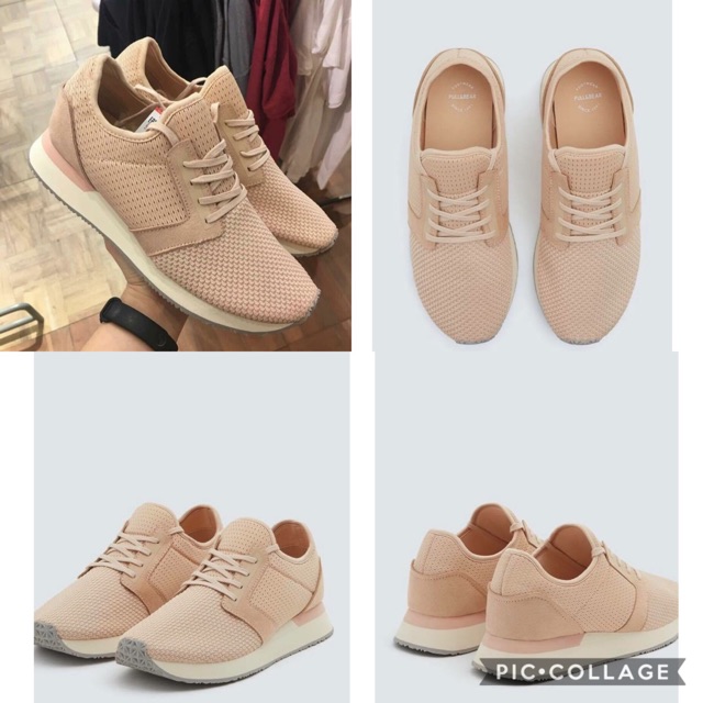 Giày thể thao PullnBear hồng nhạt