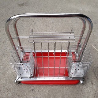 Hàng giá rẻ Kệ để dao thớt đũa inox xịn KDT