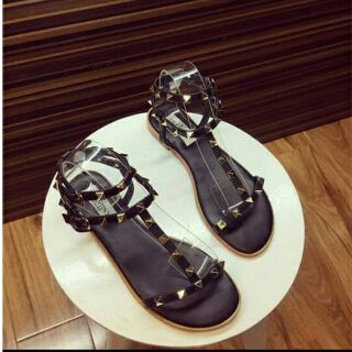 sandal VALENTINO cao cấp đính đinh (xã hàng)