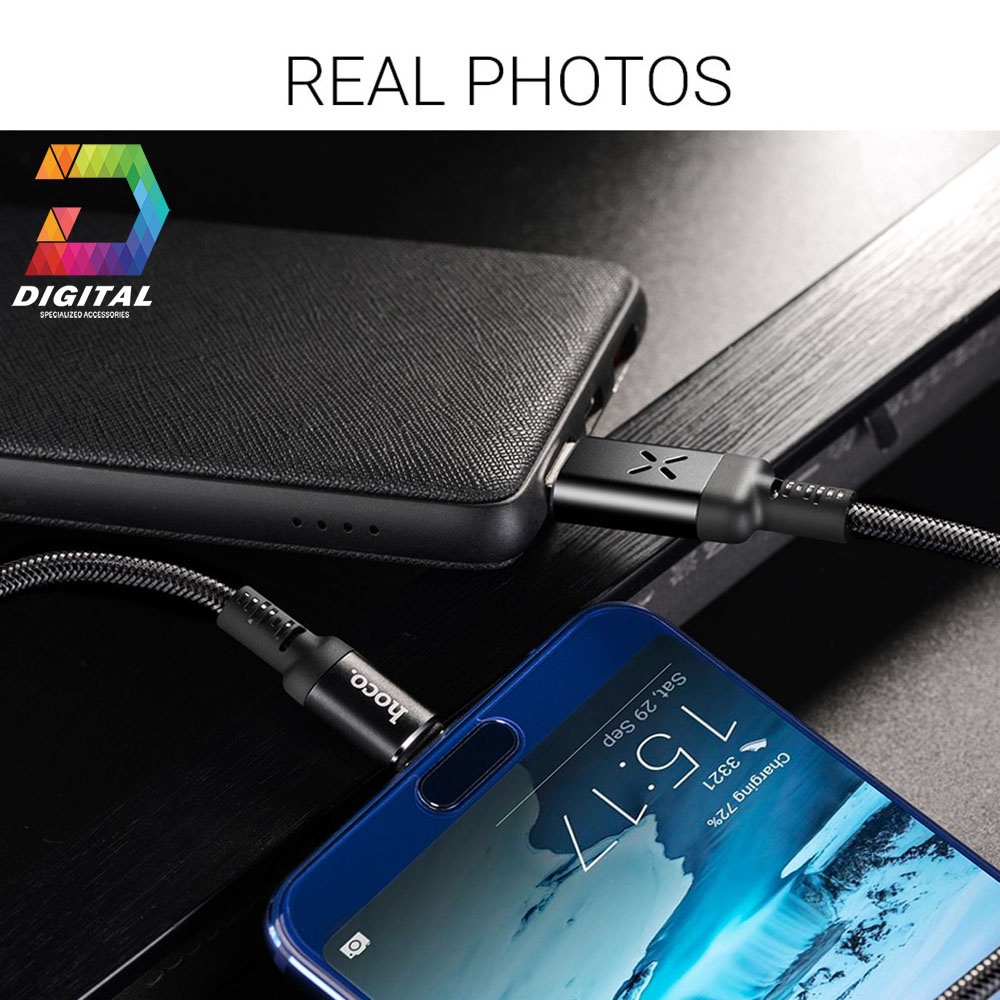 Cáp Sạc Nhanh Hoco U63 Cổng Micro USB Chính Hãng Phát Sáng Theo Nhạc