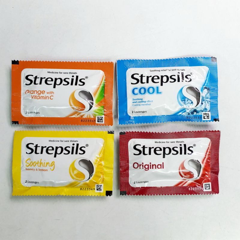 Combo đủ 4 vị kẹo ho Strepsils - Đông Anh Pharmart
