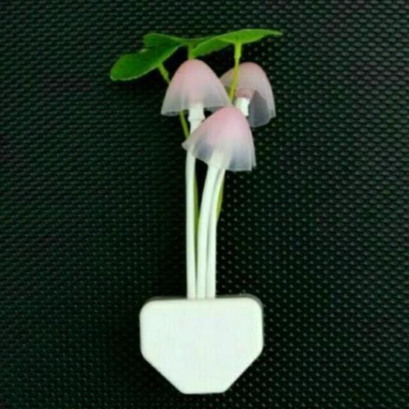 Đèn ngủ cảm ứng ánh sáng mini hình nấm cute cho bé, cảm biến thông minh tiết kiệm điện an toàn