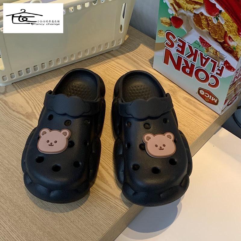 Dép Sandal Đế Dày Họa Tiết Hoạt Hình Xinh Xắn Dành Cho Nữ