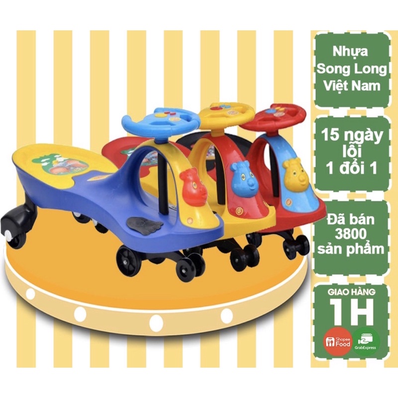 Xe lắc có nhạc ( nhựa Song Long ) Việt Nam