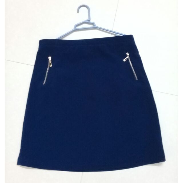 Chân váy 2 khóa xanh than ngoài đẹp hơn ảnh | BigBuy360 - bigbuy360.vn