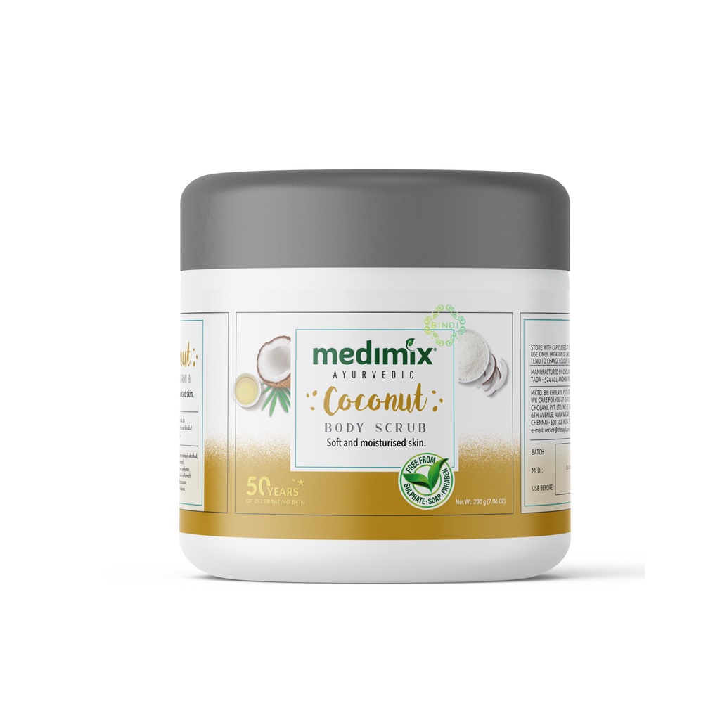[Mã BMLTM50 giảm đến 50K đơn 99K] Tẩy tế bào chết cơ thể Medimix Ayurvedic thảo dược 200g | BigBuy360 - bigbuy360.vn