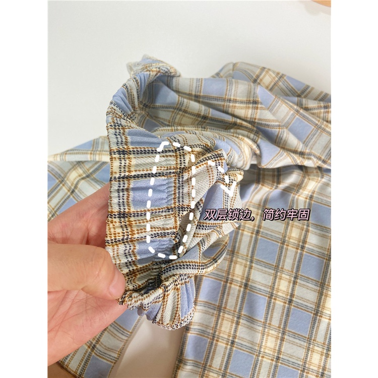 Quần ống rộng Lưng Cao In Họa Tiết Kẻ Sọc Ca Rô Thời Trang Mùa Xuân Cho Nữ 2022