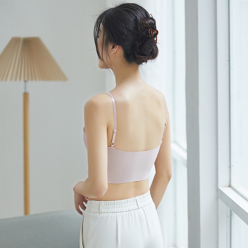Áo ngực ren Bra thiết kế mút mỏng đai lưng liền dây mảnh quyến rũ _ Áo bra su bản To Nâng ngực tự nhiên