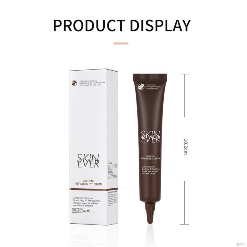 Pumpup Caffeine Eye Cream Anti Wrinkle Anti-aging Remove Dark Circles Puffiness Firming Eye Care Cream 20g