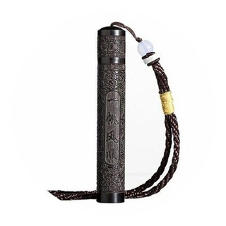 Hot gấp Vintage ngọn lửa rõ ràng thổi Móc Chìa Khóa Vòng cổ ngọn lửa tinh tế siêu mỏng nhỏ chiếu không quá khổ quý tộc