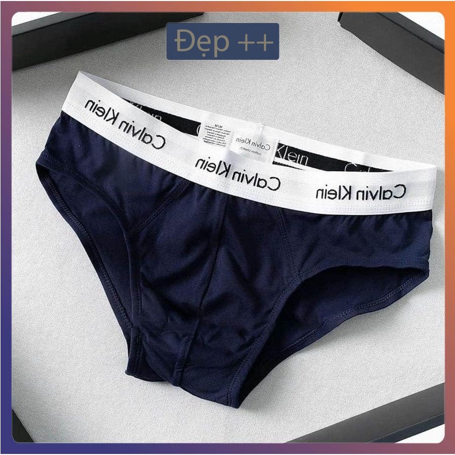 Hộp 4 quần lót nam cao cấp, chất liệu cotton mềm min, co giãn 4 chiều thoải mái, cạp chữ sắc nét sang chảnh.