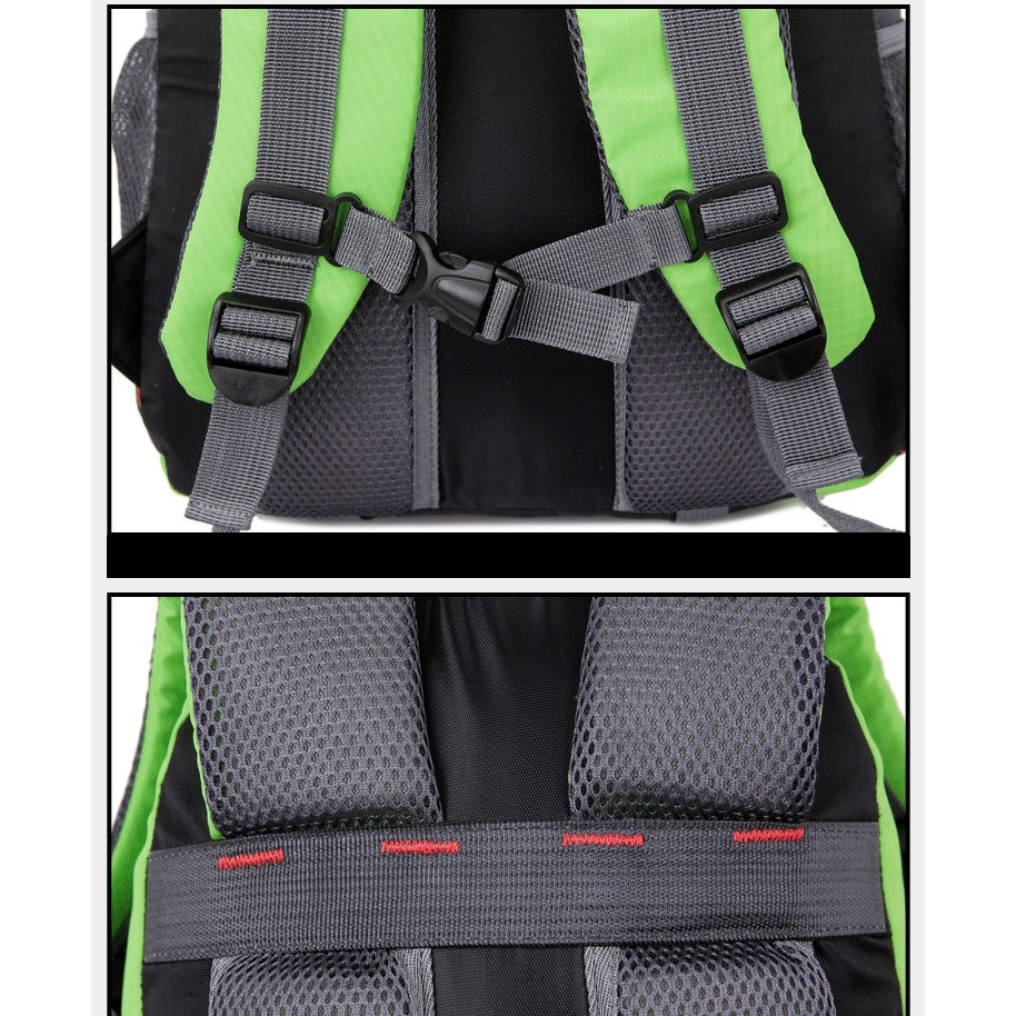 Túi Leo Núi HONGJING Size 52 x 33 x 18cm Cho Nam Nữ Túi Đeo Vai Du Lịch Ba Lô Thể Thao Chạy Đạp Xe Ngoài Trời Cặp Đi Học