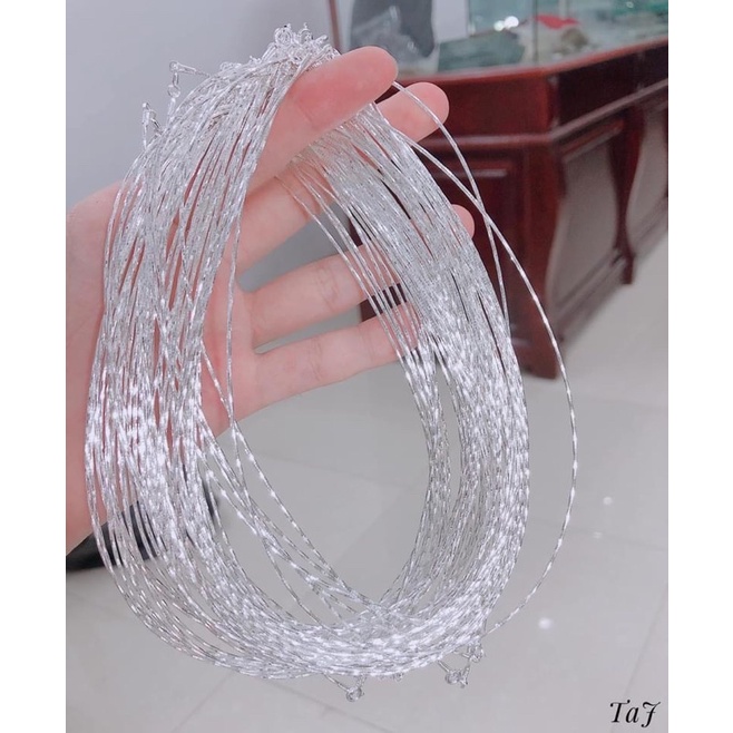 Kiềng cổ nữ bạc ý nhỏ xinh cao cấp - THJ SLIVER