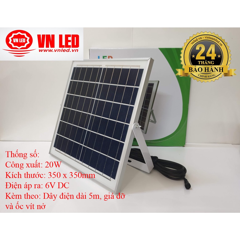 TẤM PIN NĂNG LƯỢNG MẶT TRỜI 15W, 18W, 20W 6V