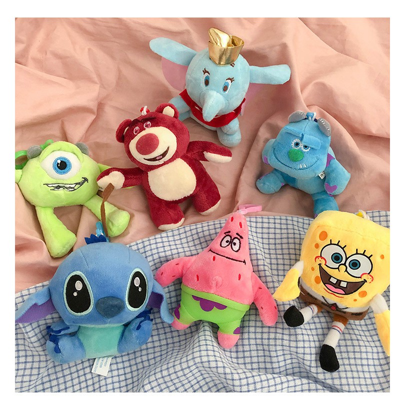 Móc khóa búp bê nhồi bông dễ thương tiện dụng