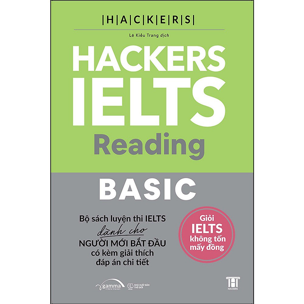 Sách - Combo: Hackers Ielts Basic: Reading + Listening + Writing + Speaking (4 cuốn)