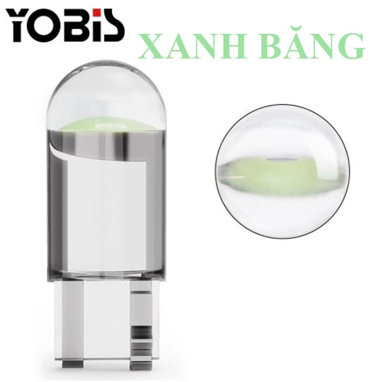 Bóng Led T10 Yobis Siêu Sáng - Lắp Mặt Đồng Hồ, Demi, Xi Nhan Xe Máy, Ô Tô - Đủ 7 Màu