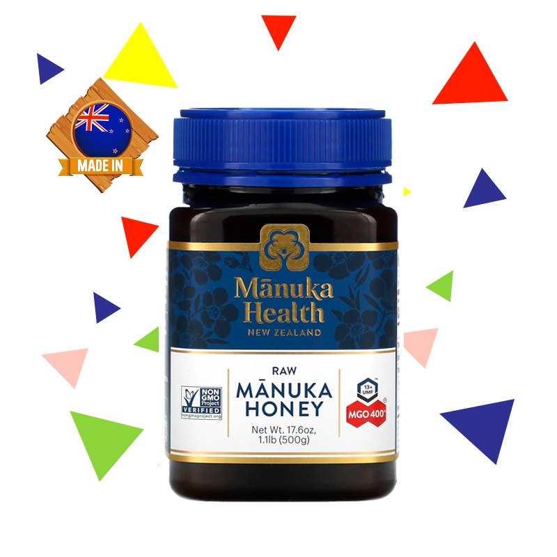 Mật Ong Manuka Health, Raw Manuka Honey, MGO 115+ 400+ 573+