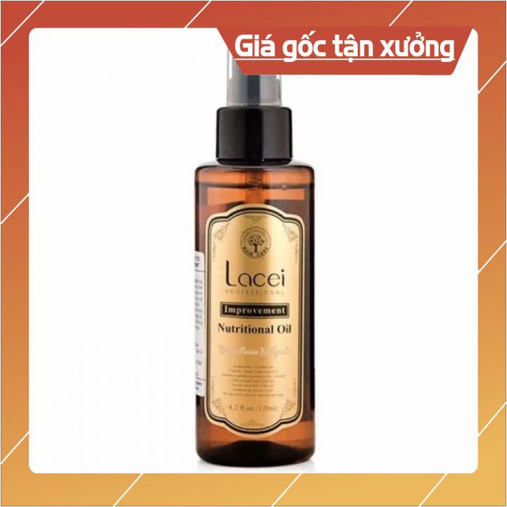 [TẬN GỐC]  dầu bóng tóc ,tinh dầu dưỡng tóc LACIE  Lacei Improvement Nutritional Oil 120ml DƯỠNG PHUC HỒI HƯ TỔN GIỮ NẾP