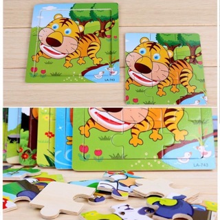 Bộ tranh ghép gỗ 9 mảnh và 16 mảnh