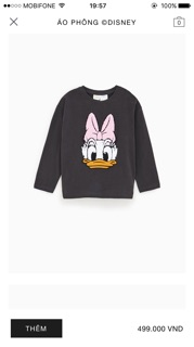 Áo thun zara kid auth