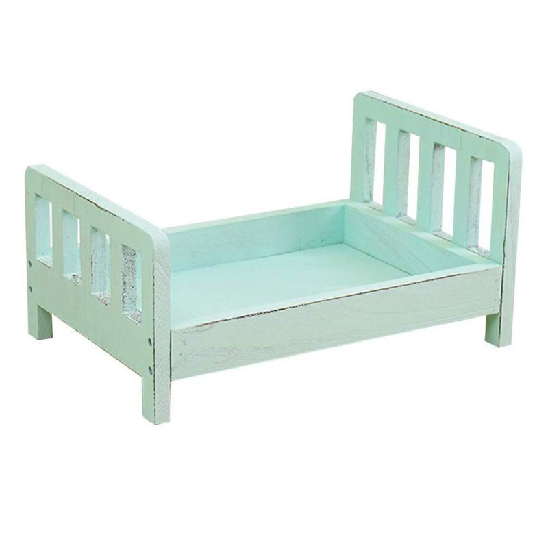 Giường Ngủ Bằng Gỗ Có Thể Tháo Rời Dùng Làm Phụ Kiện Chụp Ảnh Cho Bé Sơ Sinh