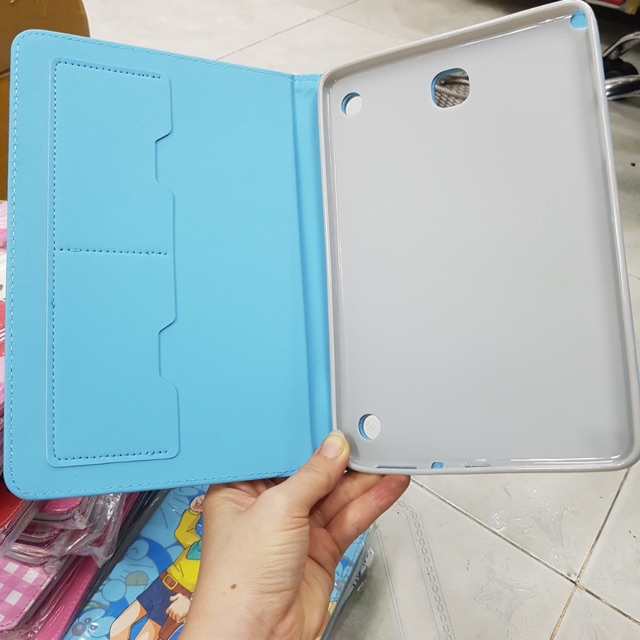 Bao da samsung Tab A 8inch T350 dẻo in hình kitty doremon