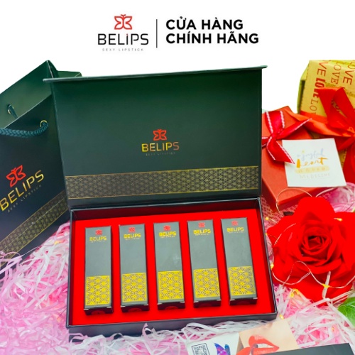 Set Son Belips Bộ Quà Tặng Bạn Gái Sang Trọng Quyến Rũ Đẳng Cấp Phiên Bản Vỏ Đen Truyền Thống