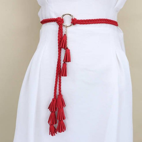 Dây thắt lưng chuông nhỏ, đai váy nữ chun co giãn