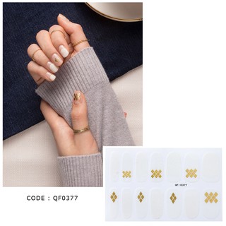 Miếng dán móng tay Silicon - Nail Wraps (14 miếng dán khô)